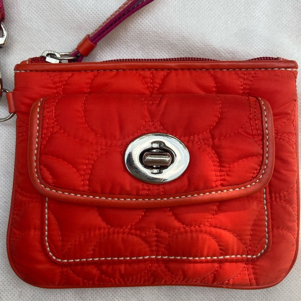 Coach wristlet